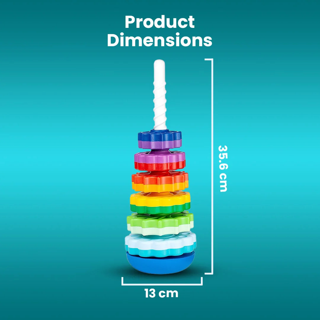 Rainbow Five-Wheel Rotating Tower