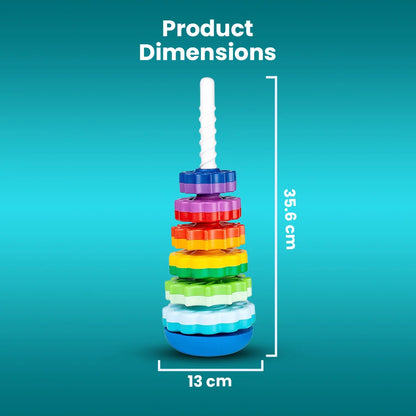 Rainbow Five-Wheel Rotating Tower